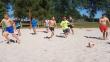 Beach tréning a plavání
